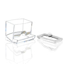 1pc Transparent Clear Cotton Swabs Storage Holder Dispenser - Keep Cotton Pads Organized and Within Reach - Bathroom Storage Container with Lid, Art Supplies Organizer, Space-Saving, Easy to Clean, and Durable