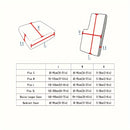 1pc Large Leaf Print Sofa Cover - Stretchy, Elastic, Modern Dust Protection for All-Season Use, Machine Washable, Durable Polyester Blend, Ideal for Living Room, Bedroom, Office Decor, Sectional Sofa Cover|Modern Style Cover|