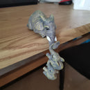 3pcs/set Adorable Elephant Hanging Decor - Resin Crafts for Home and Room Decor