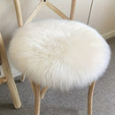 1pc NLDD Luxurious Faux Wool Cushion - Ultra-Soft, Durable Seat Pad & Floor Rug, 12cm Thick, 1300g - Cozy Decor for Home & Office, Machine Washable, Polyester Blend