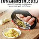 1pc, Stainless Steel Garlic Press - Easy to Clean Rocker Mincer for Effortless Crushing - Kitchen Gadget for Apartment and College Dorm Essentials