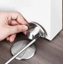 Youtek Batente Trava Porta Fixador E Prendedor Invisível Ímã Magnético Bronze