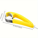 Banana and Cucumber Slicer - Kitchen Gadget with Stainless Steel Blade for Easy Fruit and Vegetable Slicing