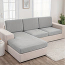 1pc Large Leaf Print Sofa Cover - Stretchy, Elastic, Modern Dust Protection for All-Season Use, Machine Washable, Durable Polyester Blend, Ideal for Living Room, Bedroom, Office Decor, Sectional Sofa Cover|Modern Style Cover|