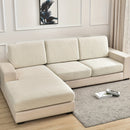 1pc Large Leaf Print Sofa Cover - Stretchy, Elastic, Modern Dust Protection for All-Season Use, Machine Washable, Durable Polyester Blend, Ideal for Living Room, Bedroom, Office Decor, Sectional Sofa Cover|Modern Style Cover|