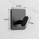 Adhesive Hook Heavy Duty Waterproof in Shower Hooks for Hanging Towels Clothes Robes for Bathroom Removable Adhesive Wall Hook