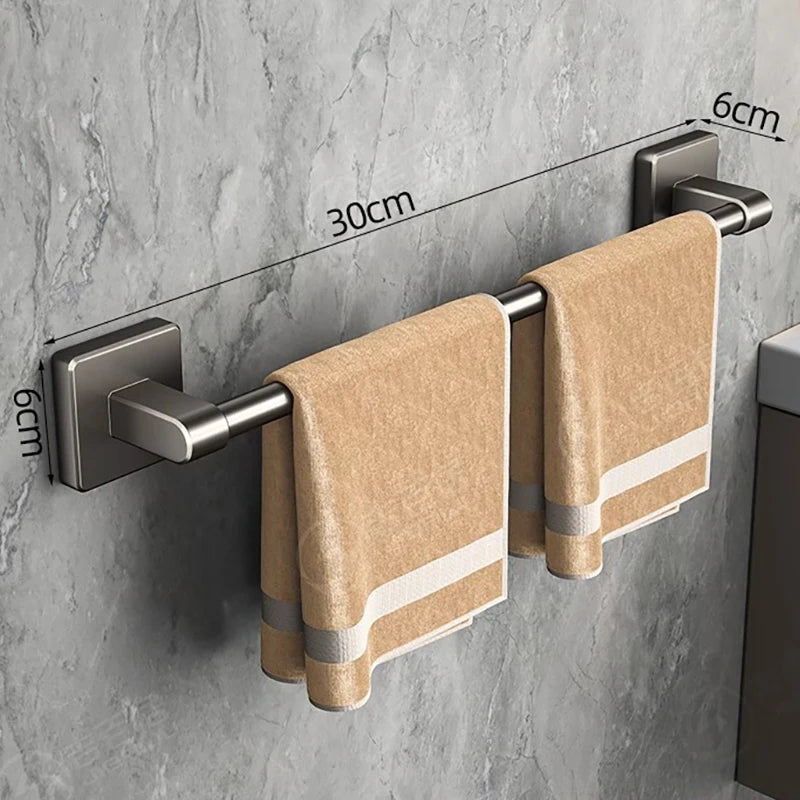 Handdoekhouder Ruimte Aluminium Doucheruimte Handdoekhanger Multifunctionele opbergorganisator voor badkameraccessoires