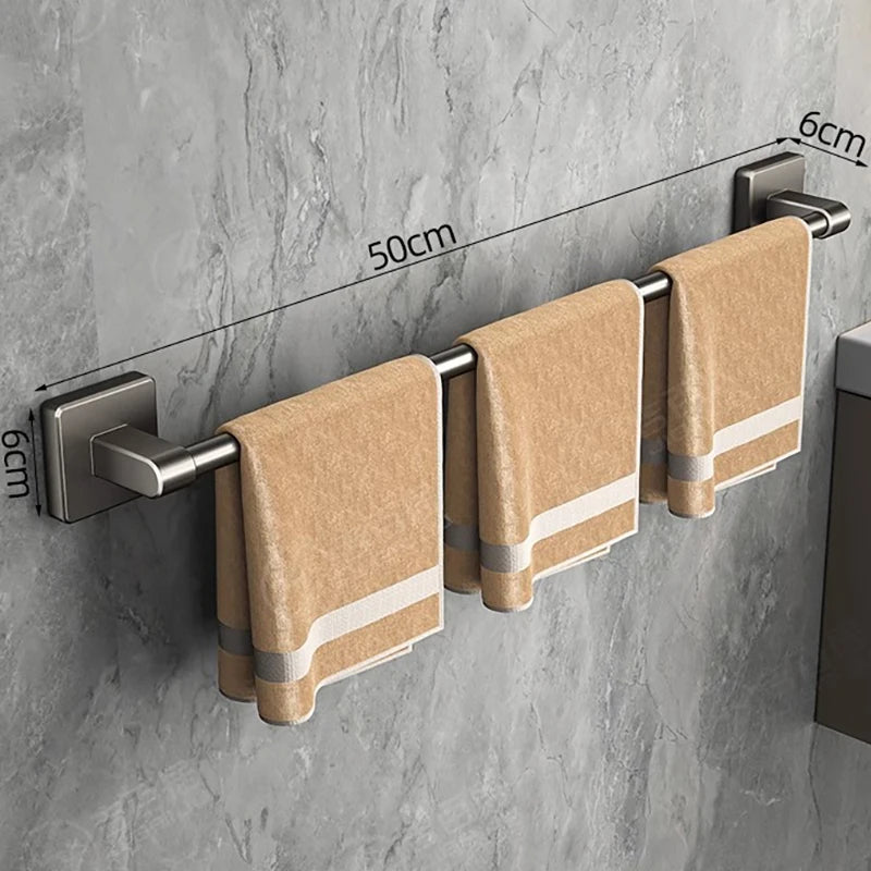 Handdoekhouder Ruimte Aluminium Doucheruimte Handdoekhanger Multifunctionele opbergorganisator voor badkameraccessoires