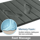 Memory Foam Bathroom Rugs Set Non Slip Extra Soft Water Absorbent Machine Washable & Dry Shower Toilet Mats for Tub Floor Beige