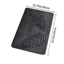 3 Piece Bathroom Mat Memory Foam Ultra Soft and Absorbent Leaf Bath Rugs Thick Washable For Bathroom Toilet Tub Mat Set