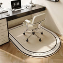 VIKAMA Modern Simple Computer Chair Floor Mat Dirt Resistant Non-Slip Bedroom Dresser Carpet Office Desk Carpet Home Decor