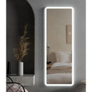 Smart Touch Switch Wall Mouted Full Length Mirror Hotel Bathroom LED Light up Full Body Mirror
