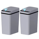 Bathroom Trash Can, 12L Automatic Motion Sensor Touchless Waterproof Trash Bin with Lid, Smart Electric Trash Can for Kitchen