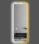 Smart Touch Switch Wall Mouted Full Length Mirror Hotel Bathroom LED Light up Full Body Mirror