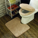 Universal plush warm toilet seat three sets of thickened toilet cover cushion toilet seat ring cover U-shaped cushion