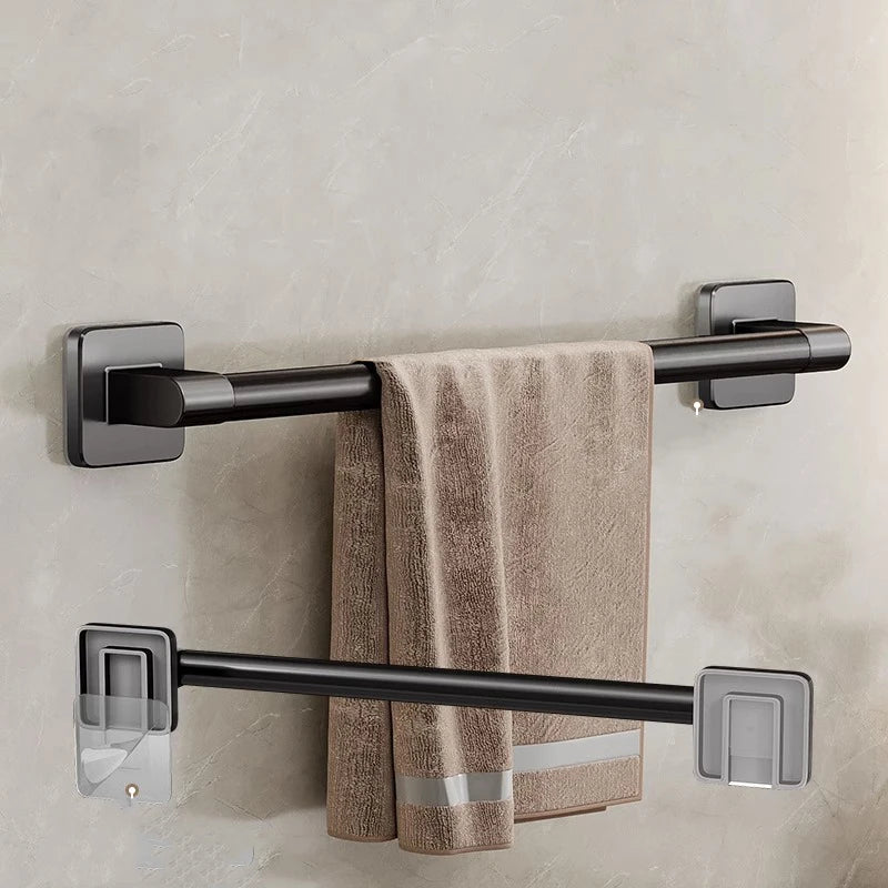 Handdoekhouder Ruimte Aluminium Doucheruimte Handdoekhanger Multifunctionele opbergorganisator voor badkameraccessoires