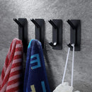 Adhesive Hook Heavy Duty Waterproof in Shower Hooks for Hanging Towels Clothes Robes for Bathroom Removable Adhesive Wall Hook