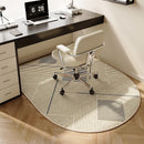 VIKAMA Modern Simple Computer Chair Floor Mat Dirt Resistant Non-Slip Bedroom Dresser Carpet Office Desk Carpet Home Decor