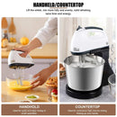 110V/220V Stand Food Mixers Kitchen Electric Food Blender Desktop Egg Whisk Cream Cake Dough Kneader Milk Frother Food Processor