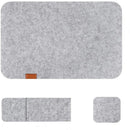Felt Placemats Coasters Cutlery Heat-Resistant Table Place Mats Washable Table Mats Placemats Coasters and Cutlery Bags