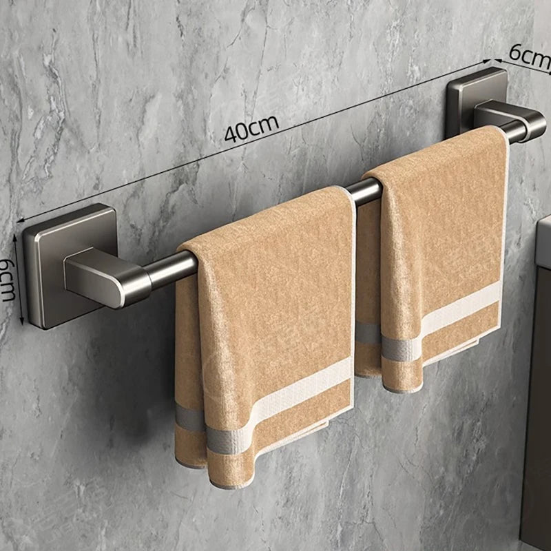 Handdoekhouder Ruimte Aluminium Doucheruimte Handdoekhanger Multifunctionele opbergorganisator voor badkameraccessoires