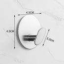 Adhesive Hook Heavy Duty Waterproof in Shower Hooks for Hanging Towels Clothes Robes for Bathroom Removable Adhesive Wall Hook