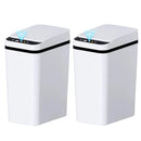 Bathroom Trash Can, 12L Automatic Motion Sensor Touchless Waterproof Trash Bin with Lid, Smart Electric Trash Can for Kitchen