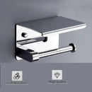 Toilet Paper Holder Wall Mount, Fits Mega Rolls Size  Toilet Paper Holder with Shelf,  Premium Rustproof Stainless Steel,Silver