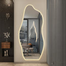 Smart Mirror with LED, Full-length Mirror Wall-mounted or Bracket-mounted, Dressing Mirror Suitable for Clothing Stores, Bedroom