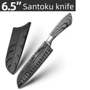 Kitchen Knives Set 1-8PCS Utility Santoku Japanese Chef Knife Cleaver Damascus Drawing 7Cr17 440C Stainless Steel Kitchen Tools
