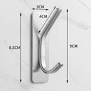 Adhesive Hook Heavy Duty Waterproof in Shower Hooks for Hanging Towels Clothes Robes for Bathroom Removable Adhesive Wall Hook