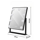 Luxury Makeup Mirror Led Aesthetic Makeup Mirrors High Definition Adjustable Brightness Decorative Mirrors Bedroom Decoration