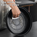 YUEDISI New Arrival 8Pcs Stainless Steel Cookware Set with Golden Handle for Home Cooking Kitchen Pots and Pan Set