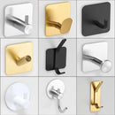 Adhesive Hook Heavy Duty Waterproof in Shower Hooks for Hanging Towels Clothes Robes for Bathroom Removable Adhesive Wall Hook