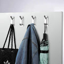 Adhesive Hook Heavy Duty Waterproof in Shower Hooks for Hanging Towels Clothes Robes for Bathroom Removable Adhesive Wall Hook