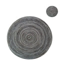 1/4/6Sets Boho Woven Round Placemats and Rattan Coasters Set Dining Table Mats Coasters Non Slip Washable Farmhouse Place Mats