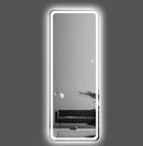 Smart Touch Switch Wall Mouted Full Length Mirror Hotel Bathroom LED Light up Full Body Mirror