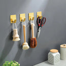 Adhesive Hook Heavy Duty Waterproof in Shower Hooks for Hanging Towels Clothes Robes for Bathroom Removable Adhesive Wall Hook