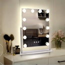 Luxury Makeup Mirror Led Aesthetic Makeup Mirrors High Definition Adjustable Brightness Decorative Mirrors Bedroom Decoration