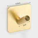 Adhesive Hook Heavy Duty Waterproof in Shower Hooks for Hanging Towels Clothes Robes for Bathroom Removable Adhesive Wall Hook