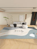 Light Luxury Carpets for Living Room Fluffy Soft Lounge Abstract Rug Large Area Thick Bedroom Decor Carpet  Home Plush Floor Mat