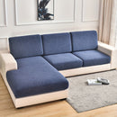 1pc Large Leaf Print Sofa Cover - Stretchy, Elastic, Modern Dust Protection for All-Season Use, Machine Washable, Durable Polyester Blend, Ideal for Living Room, Bedroom, Office Decor, Sectional Sofa Cover|Modern Style Cover|