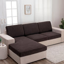 1pc Large Leaf Print Sofa Cover - Stretchy, Elastic, Modern Dust Protection for All-Season Use, Machine Washable, Durable Polyester Blend, Ideal for Living Room, Bedroom, Office Decor, Sectional Sofa Cover|Modern Style Cover|