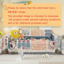 1pc Scandinavian Style All-Season Sofa Covers Cotton Blend Sofa Throw Covers Universal Featuring Botanical, Abstract Fish, And Majestic Cat Patterns Sofa Cover, Furniture Protector For Bedroom Office Living Room Home Decor