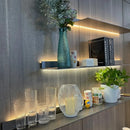 Prateleira Flutuante Led Premium - Alumínio com iluminação inteligente