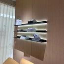 Prateleira Flutuante Led Premium - Alumínio com iluminação inteligente