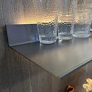 Prateleira Flutuante Led Premium - Alumínio com iluminação inteligente